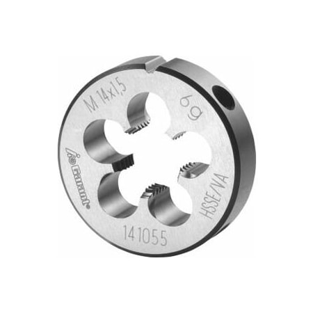 Garant M14X1.5 HSS-E Round Die, Closed/Pre-Slit Form 141055 14X1,5